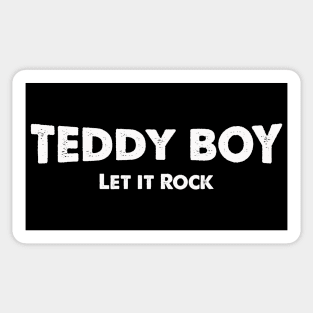 Teddy Boy let it rock Sticker